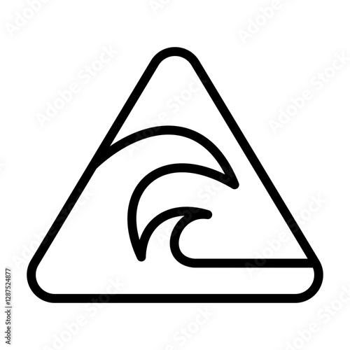 Tsunami Warning Icon