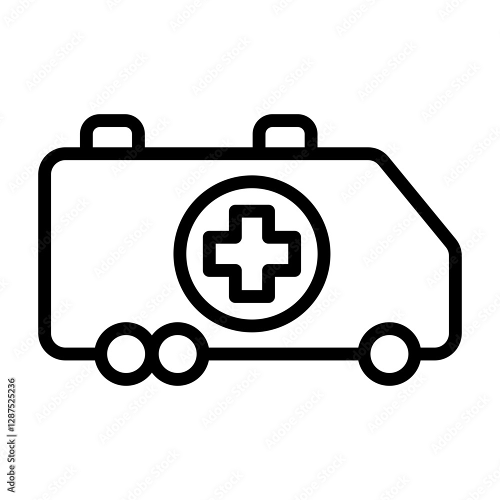 Obraz premium Mobile Medical Icon