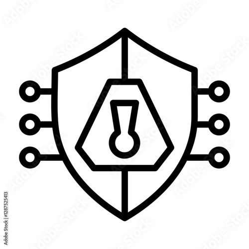 Cybersecurity Protection Icon