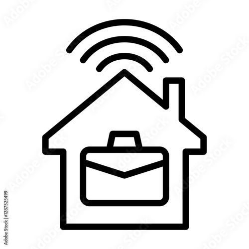 Remote Work Solution Icon