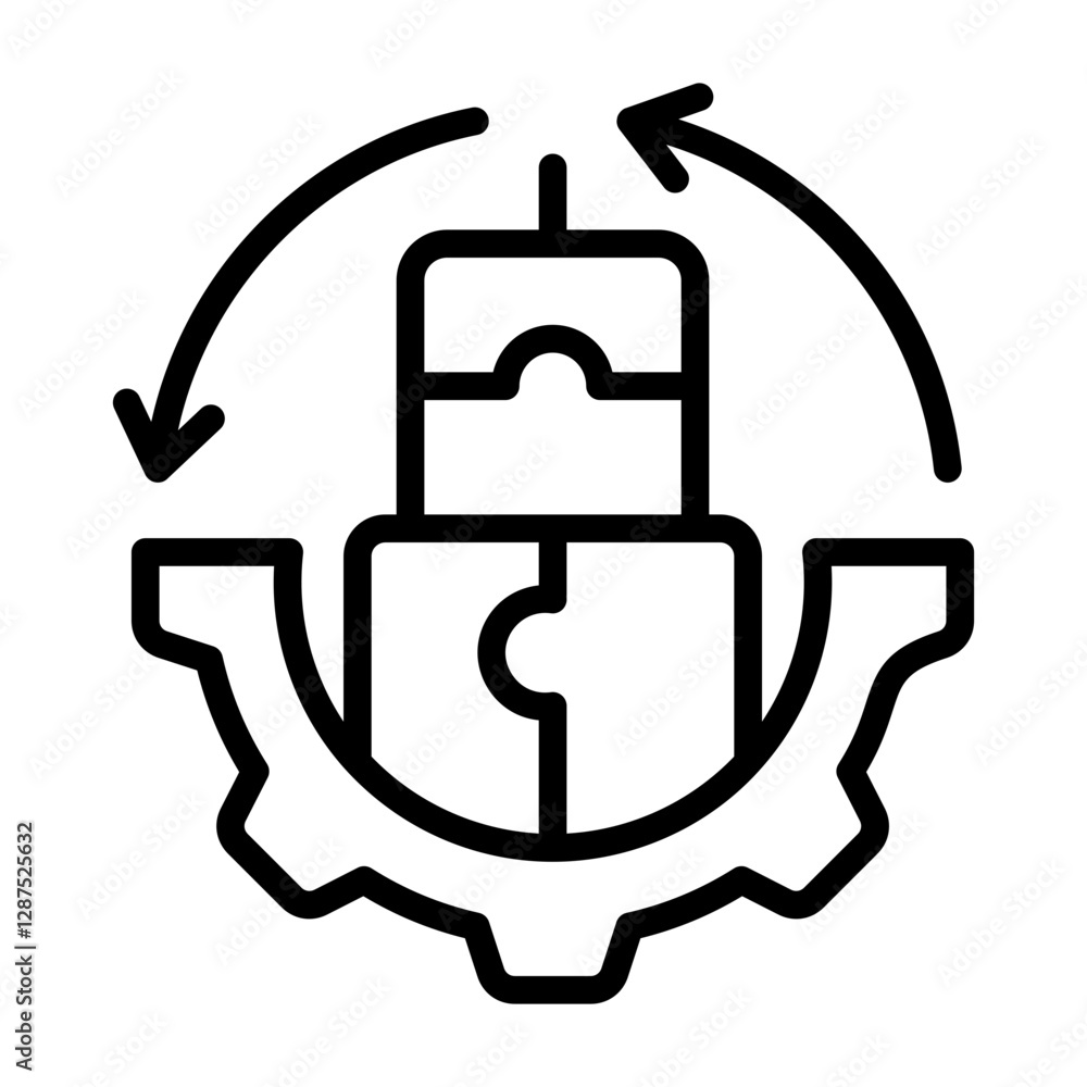 Reconstruction Icon Reconstruction Icon