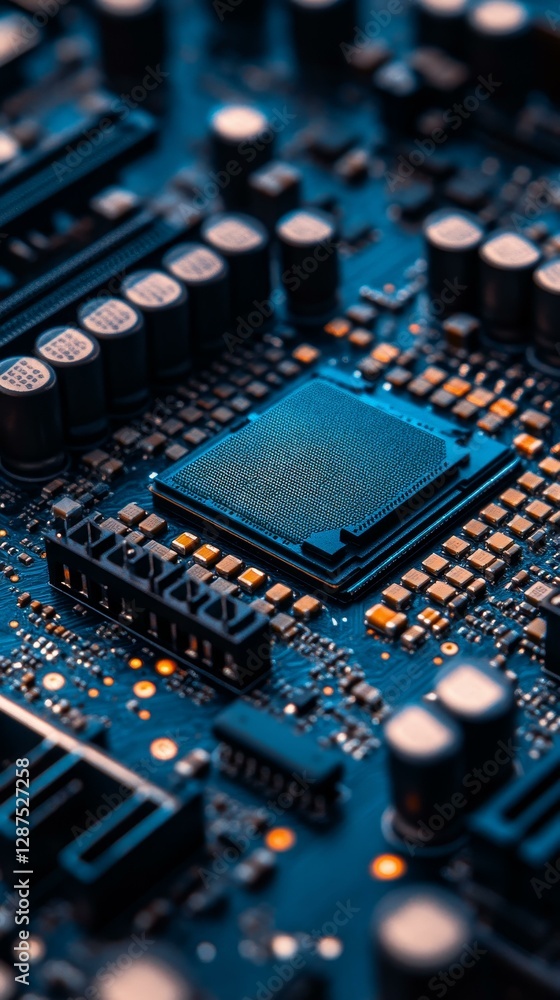 Close Up of Circuit Board Technology Close Up of Circuit Board Technology