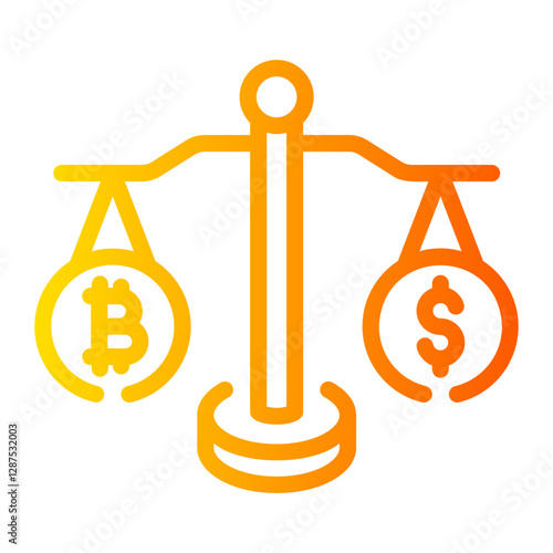 stable Line Gradient Icon