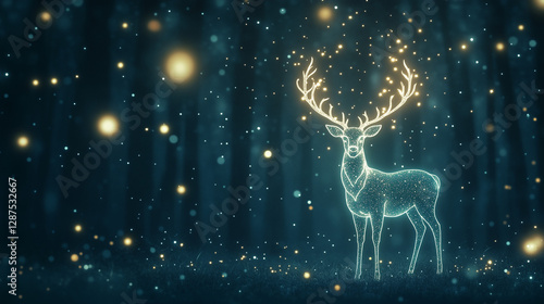 Enchanted Stag: A mystical ...