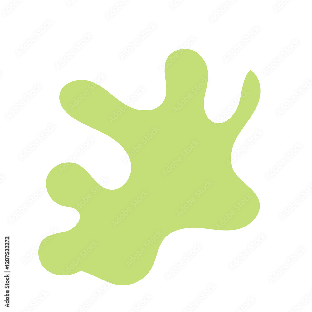 Green purple abstract shapes decoration Green purple abstract shapes decoration