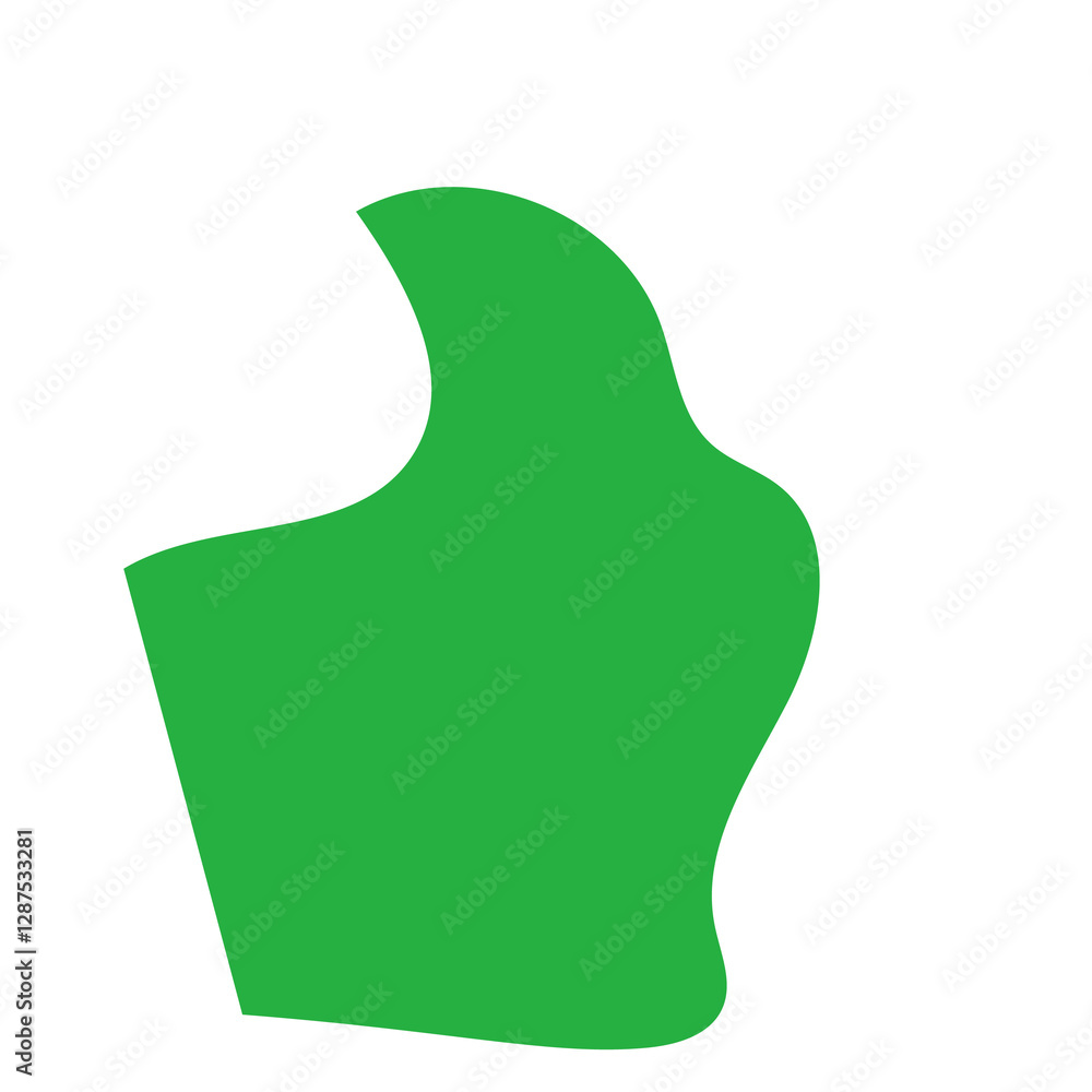 Green purple abstract shapes decoration Green purple abstract shapes decoration