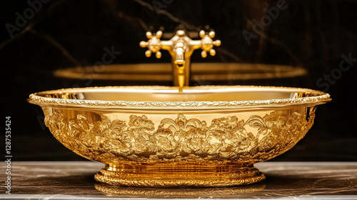 Luxurious Washbasin: A clos...
