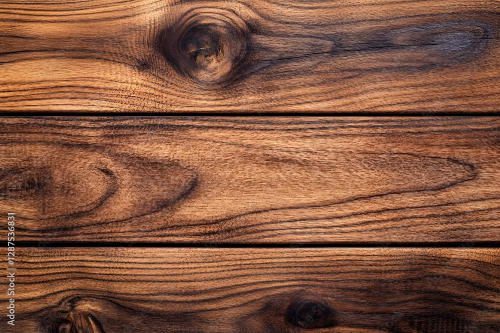 Fototapeta premium Dark Brown Wood Grain Texture Background