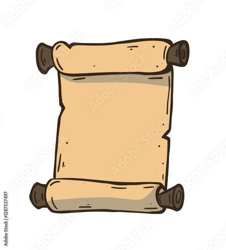 scroll parchment illustration