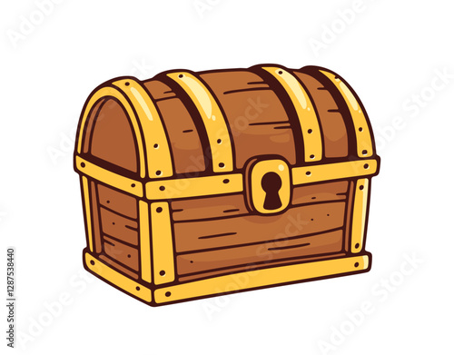 Cartoon treasure illustration