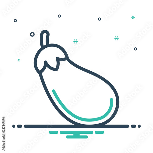 Mix icon for eggplant