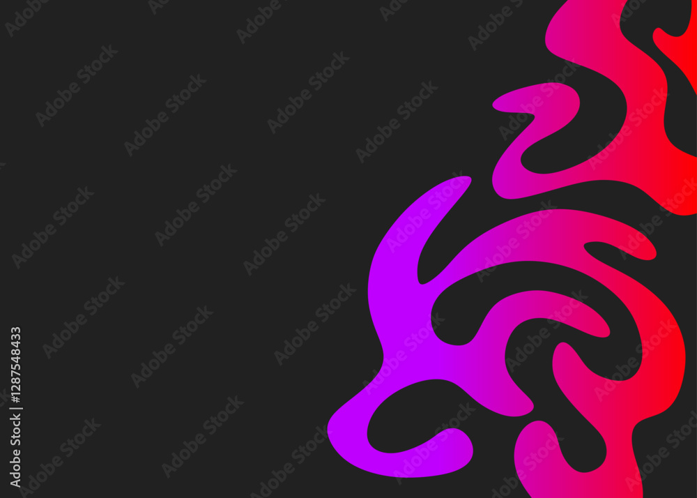 Obraz premium Abstract background with wavy line pattern and with some copy space area