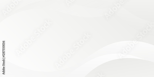wave abstract baground, white color gradient simple