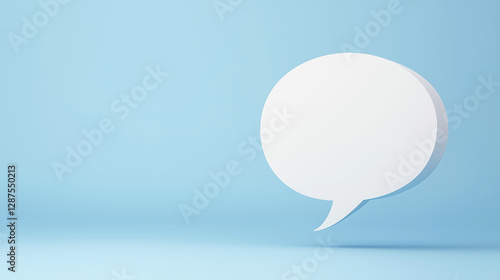 Dialogue Bubble: A clean, m...