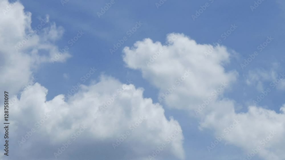 Clouds running across the clear sky Clouds running across the clear sky