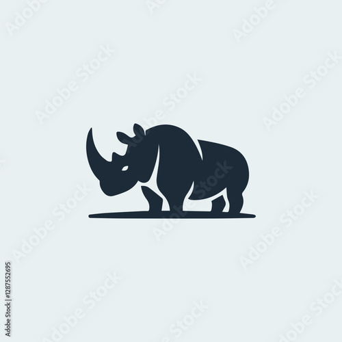Minimalist Rhino Logo