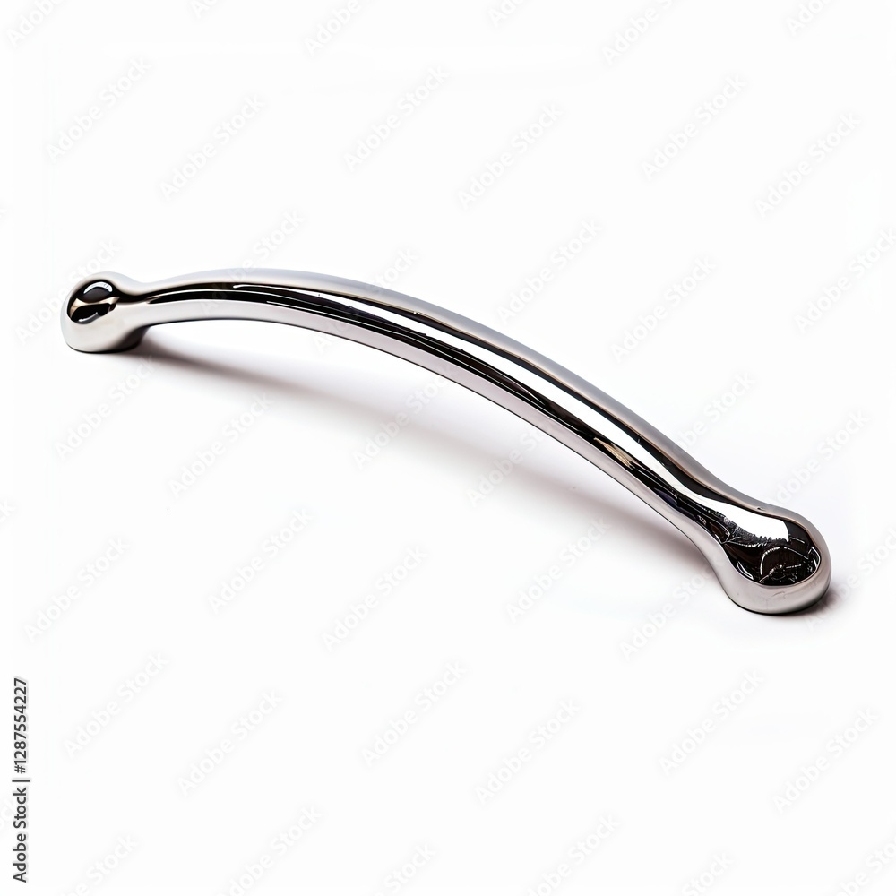 High Detail Visual of a Photo Handle, Isolated on a White Background High Detail Visual of a Photo Handle, Isolated on a White Background