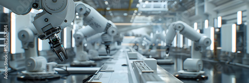 Wallpaper Mural Advanced Automation and Robotics in Modern Industry Torontodigital.ca