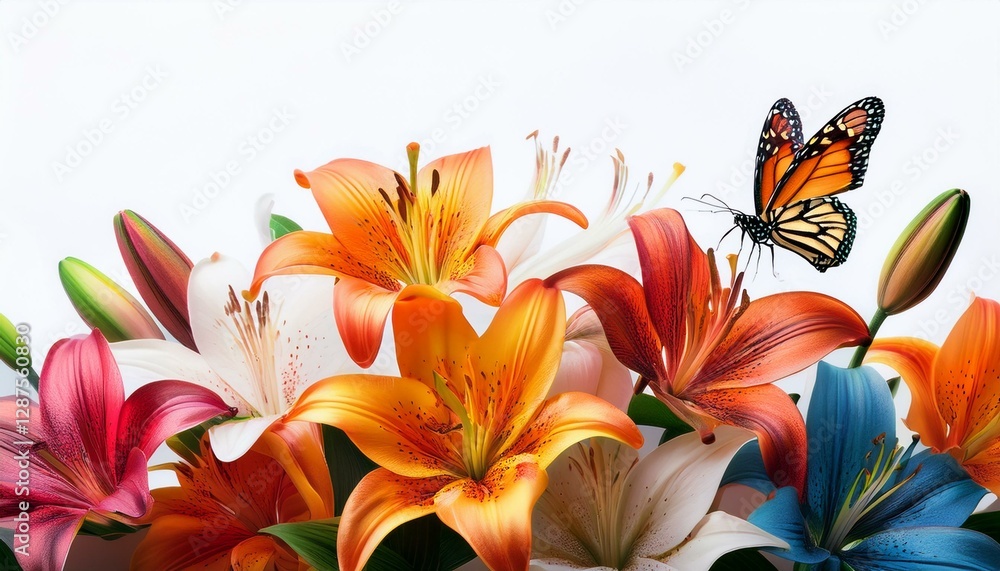 Obraz premium orange lily flower