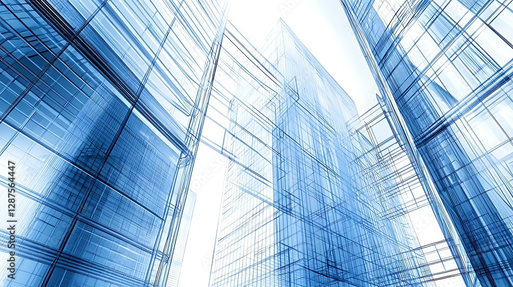 A conceptual blueprint overlaying a city skyline, symbolizing business expansion A conceptual blueprint overlaying a city skyline, symbolizing business expansion