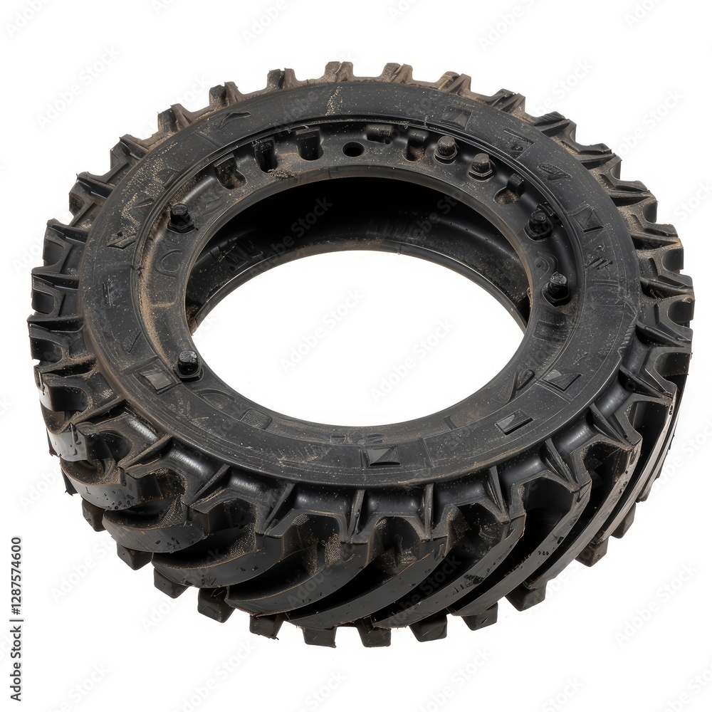 High Detail Image of a Photo Tread, Isolated on a White Background High Detail Image of a Photo Tread, Isolated on a White Background