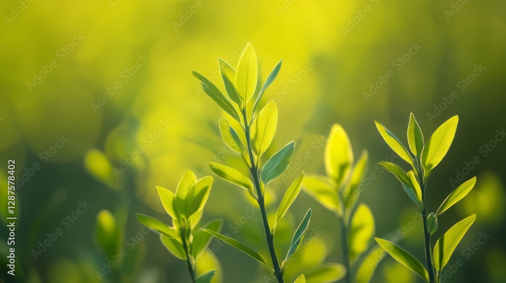 Fototapeta premium ESG concept visualized with green tones, symbolizing sustainability and responsible growth.