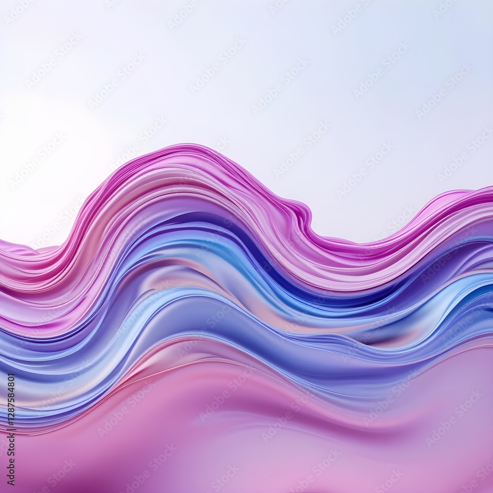 Fototapeta premium Liquid color waves background 