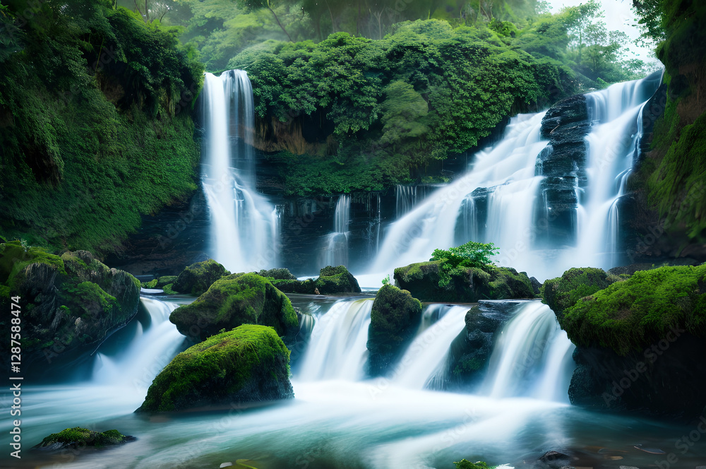 Obraz premium 滝の迫力