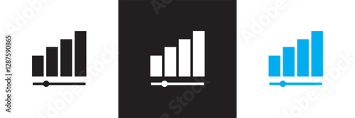 Broadcast  icon .  icons related to broadcast, media, production, journalism etc. Isolated on white and black background. Vector illustration. EPS 10