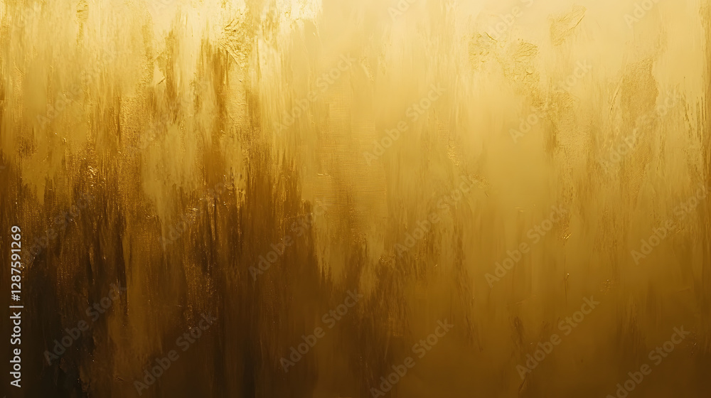 Naklejka premium Abstract painting with brown and yellow colors creating a textured background