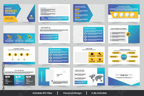 multipurpose presentation template, Creative business PowerPoint presentation slides template design.