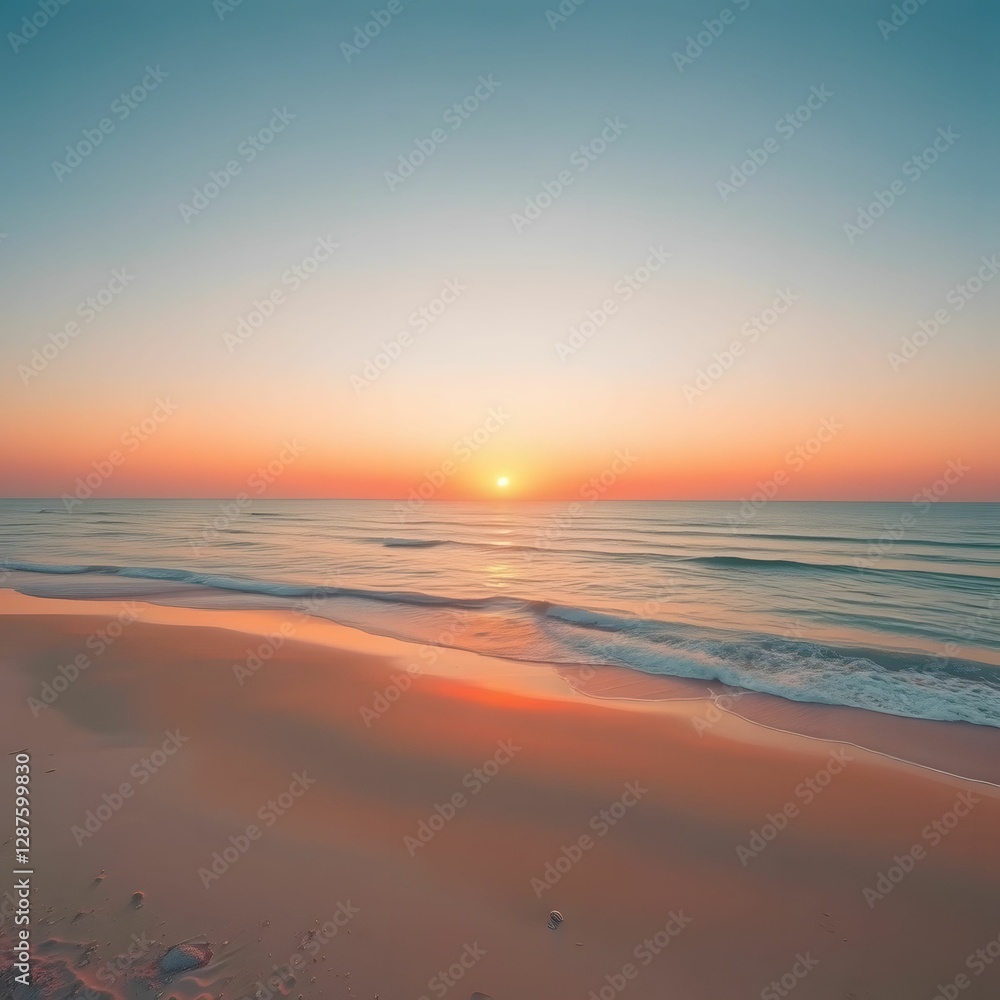 Fototapeta premium sunset over the sea