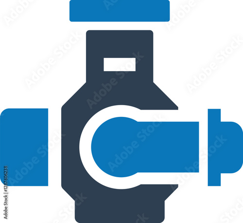 Water Pipe Fitting Icon