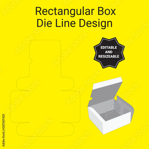Packaging Die Line Design, packaging, die line, design, template