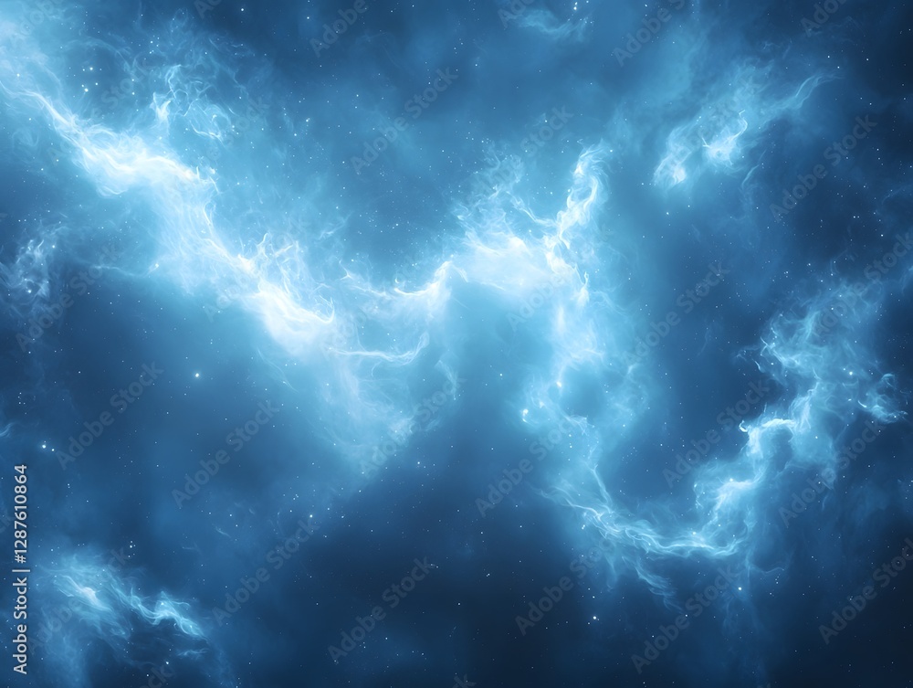 Soft and Ethereal Blue Glowing Cloud Background for Lightweight Product Showcase Soft and Ethereal Blue Glowing Cloud Background for Lightweight Product Showcase