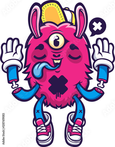 original retro sticker vintage vector
