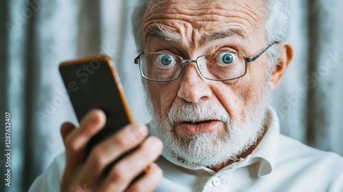 Dementia symptoms in a senior person forgetting a phone number. Featuring confusion and memory loss