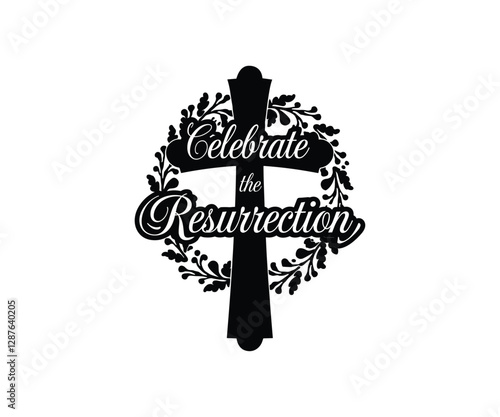 Christian Easter Cross Quote PNG – A Faith-Inspired Religious Design