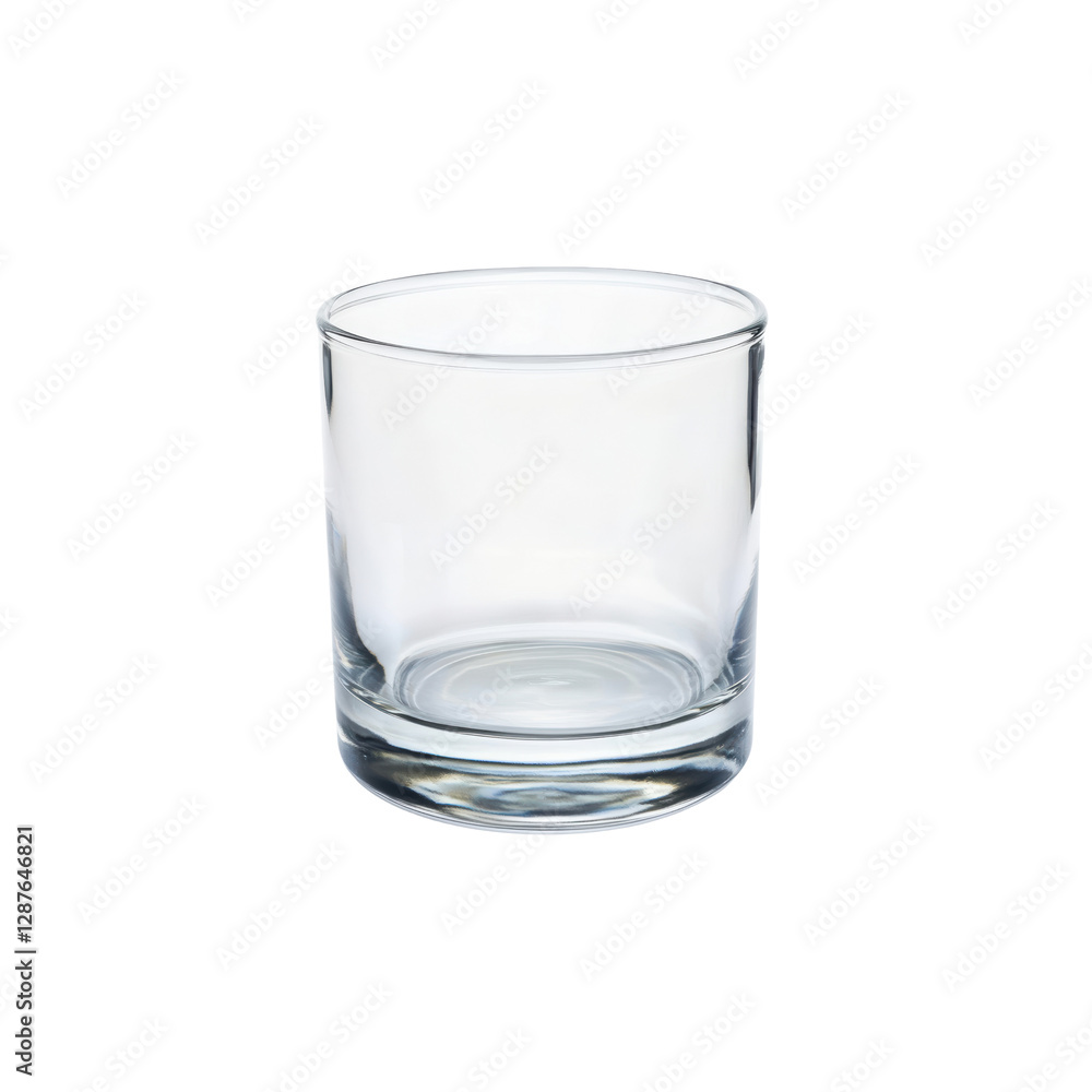 Clear Glass Drinking Vessel for Beverages or Decoration Purposes Clear Glass Drinking Vessel for Beverages or Decoration Purposes