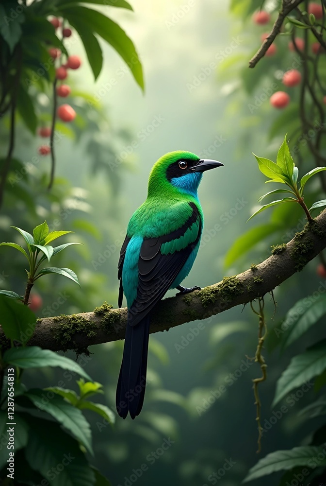 Obraz premium kingfisher on a branch