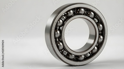 Single metal ball bearing cutout.