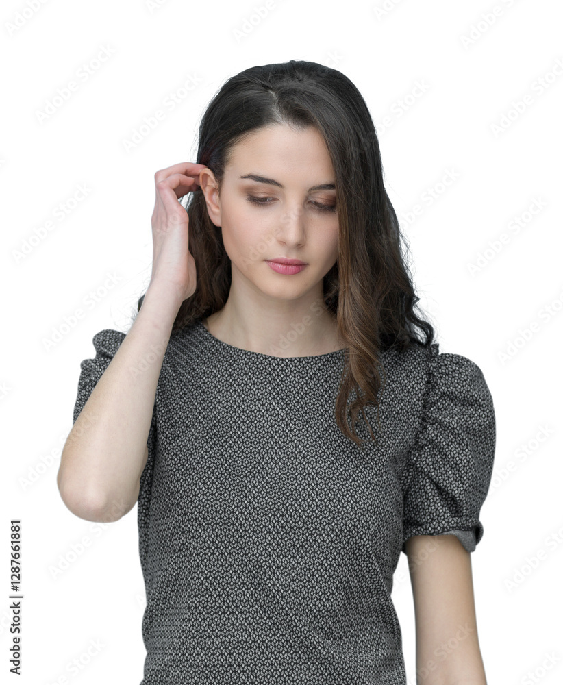 Cute young girl portrait