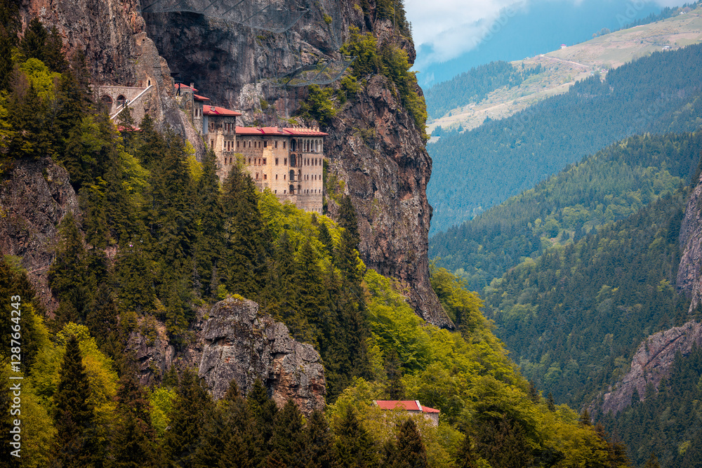 Sumela Monastery (Turkish: Sümela Manastırı) is a Greek Orthodox monastery, in the Maçka district of Trabzon Province in modern Turkey.
