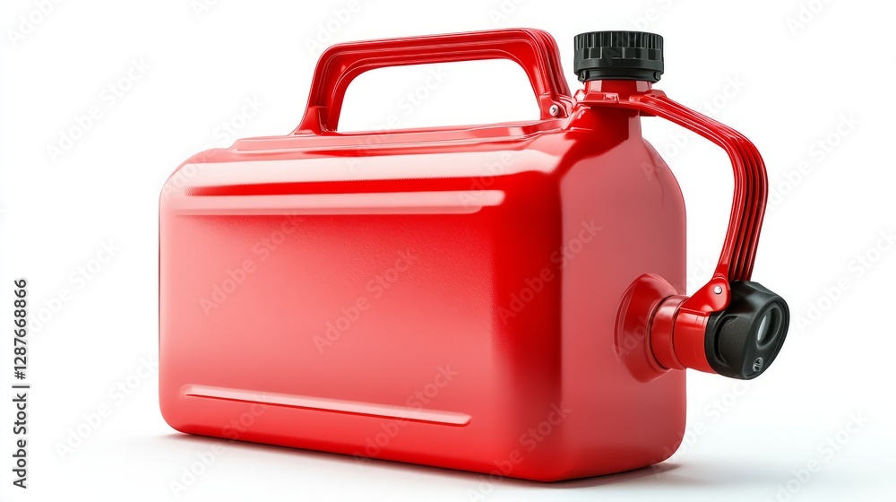 A bright red gas can with a flexible spout and safety cap, isolated on a white background --ar 16:9 --stylize 250 --v 6.1 Job ID: f2e0030e-9a8b-4607-8034-1fac02a8d35f A bright red gas can with a flexible spout and safety cap, isolated on a white background --ar 16:9 --stylize 250 --v 6.1 Job ID: f2e0030e-9a8b-4607-8034-1fac02a8d35f