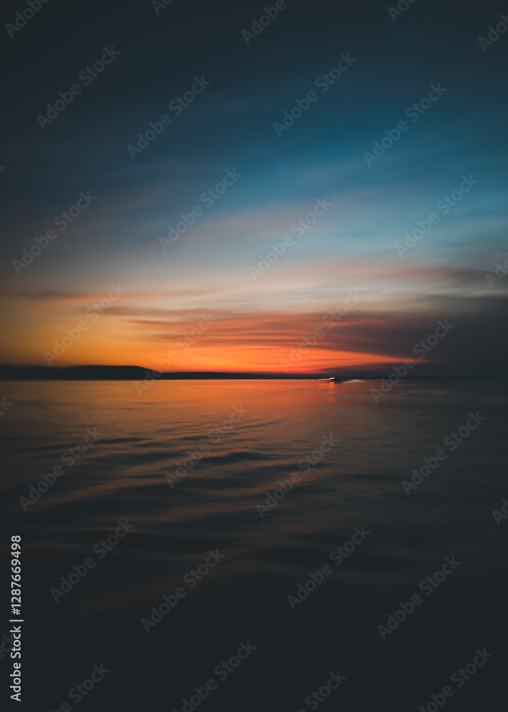 Serene Sunset over the Paraná River, Litoral Region, Argentina Serene Sunset over the Paraná River, Litoral Region, Argentina