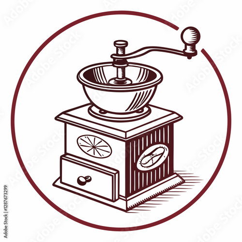 old coffee grinder