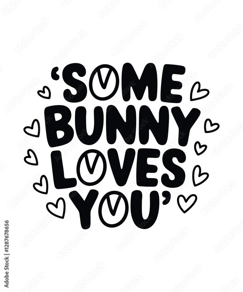 Fototapeta premium Easter Quotes in Handwriting Fonts | Fun & Faith-Based Typography | Holiday Lettering Clipart