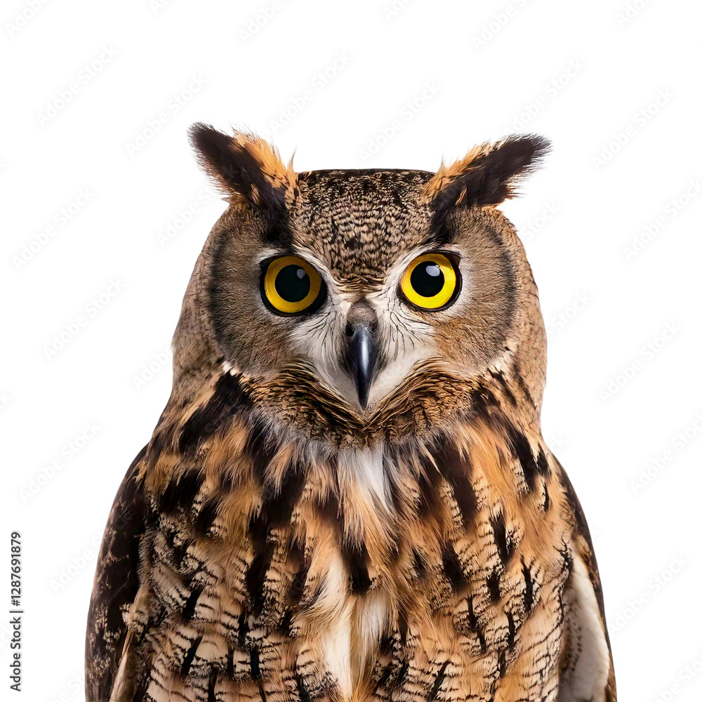 Naklejka premium great horned owl