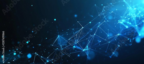 Digital Enlightenment: AI in a Glowing Network
