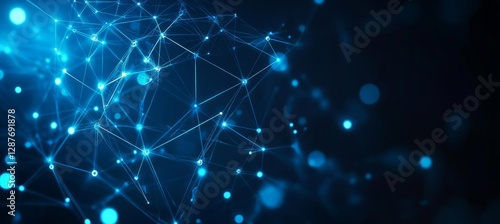 Digital Enlightenment: AI in a Glowing Network
